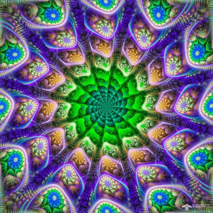Forever in Motion Mandala by James Alan Smith