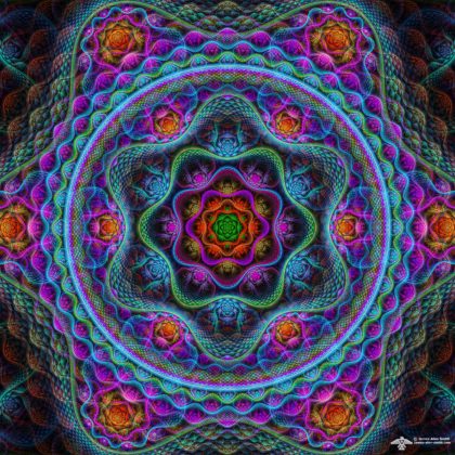 Friday's Mandala by James Alan Smith