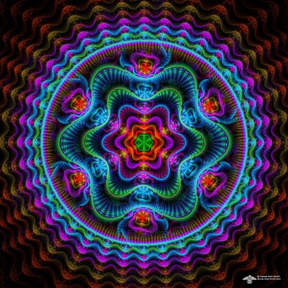 Vibratory Mandala by James Alan Smith