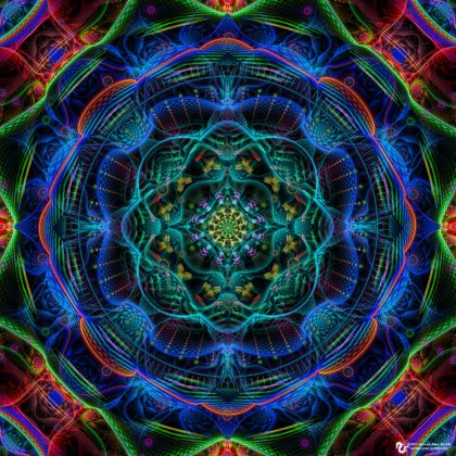 Lightbright Mandala by James Alan Smith