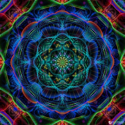 Lightbright Mandala by James Alan Smith