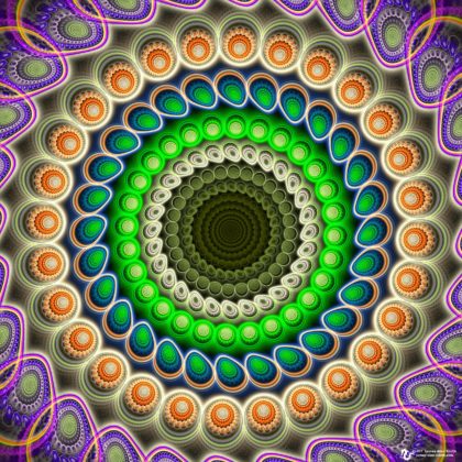 Just a Funky Mandala by James Alan Smith