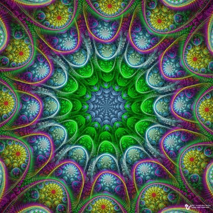 Abstract Continuation Mandala: Artwork by James Alan Smith