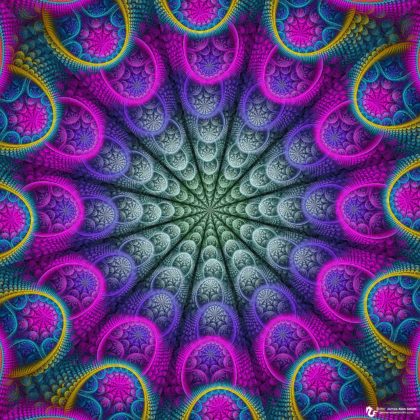 Geofractal Mandala: Artwork by James Alan Smith