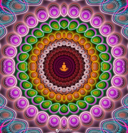 Abstract Meditation Mandala: Artwork by James Alan Smith