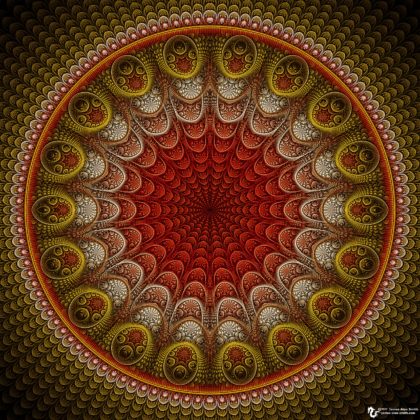 Infinite Point Mandala: Artwork by James Alan Smith