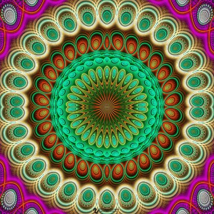 Starflash Mandala: Artwork by James Alan Smith