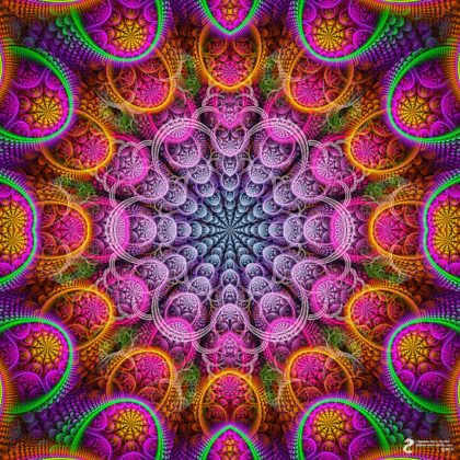 Silent Singularity Mandala: Artwork by James Alan Smith