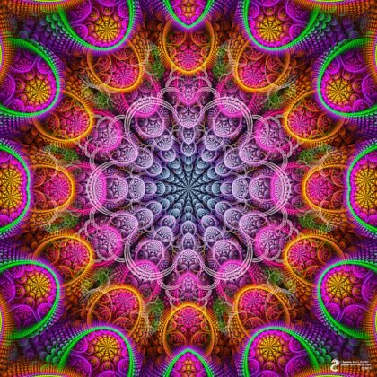 Silent Singularity Mandala: Artwork by James Alan Smith