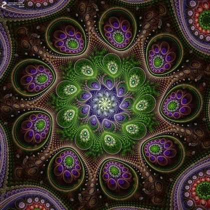 Continuation Mandala: Artwork by James Alan Smith