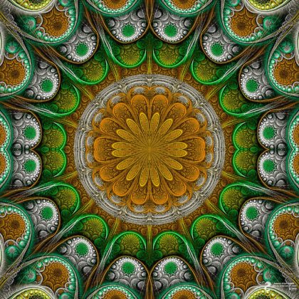 Dandelion Mandala: Artwork by James Alan Smith