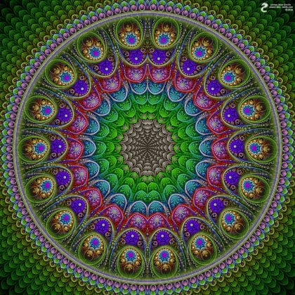 Joy in Morphism Mandala: Artwork by James Alan Smith