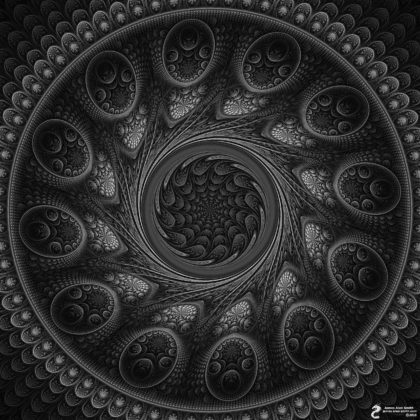 Counterclockwise Mandala: Artwork by James Alan Smith