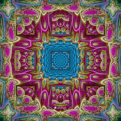 Experimental Mandala idea: Art Study by James Alan Smith