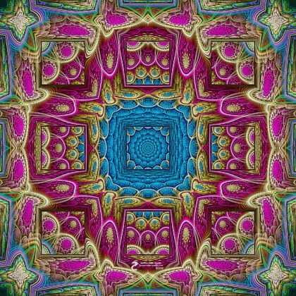 Experimental Mandala idea: Art Study by James Alan Smith