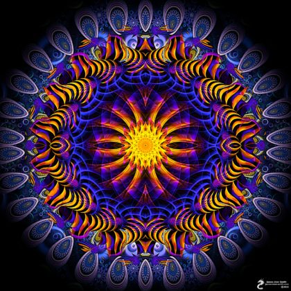 Soul Glow Mandala: Artwork by James Alan Smith