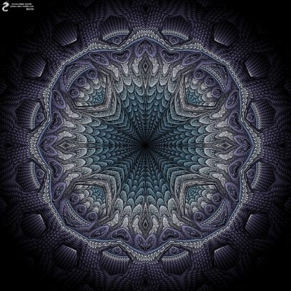Escape the Darkness Mandala: Artwork by James Alan Smith