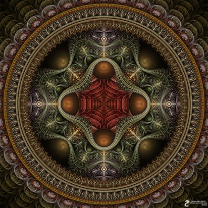 Geometric Dreams Mandala: Artwork by James Alan Smith