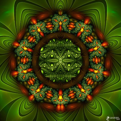Lines of Asymmetrical Symmetry Mandala: Artwork by James Alan Smith