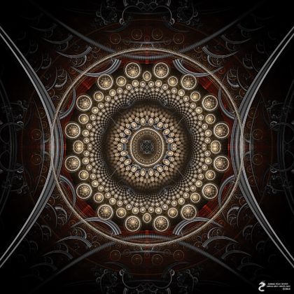 Steampunk Mandala: Artwork by James Alan Smith