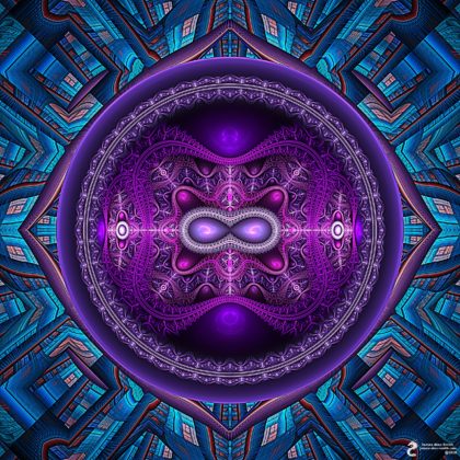 Echoes of Infinity Meditation Mandala: Artwork by James Alan Smith