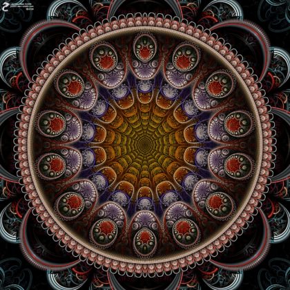 Cosmic Metamorphosis Mandala: Artwork by James Alan Smith