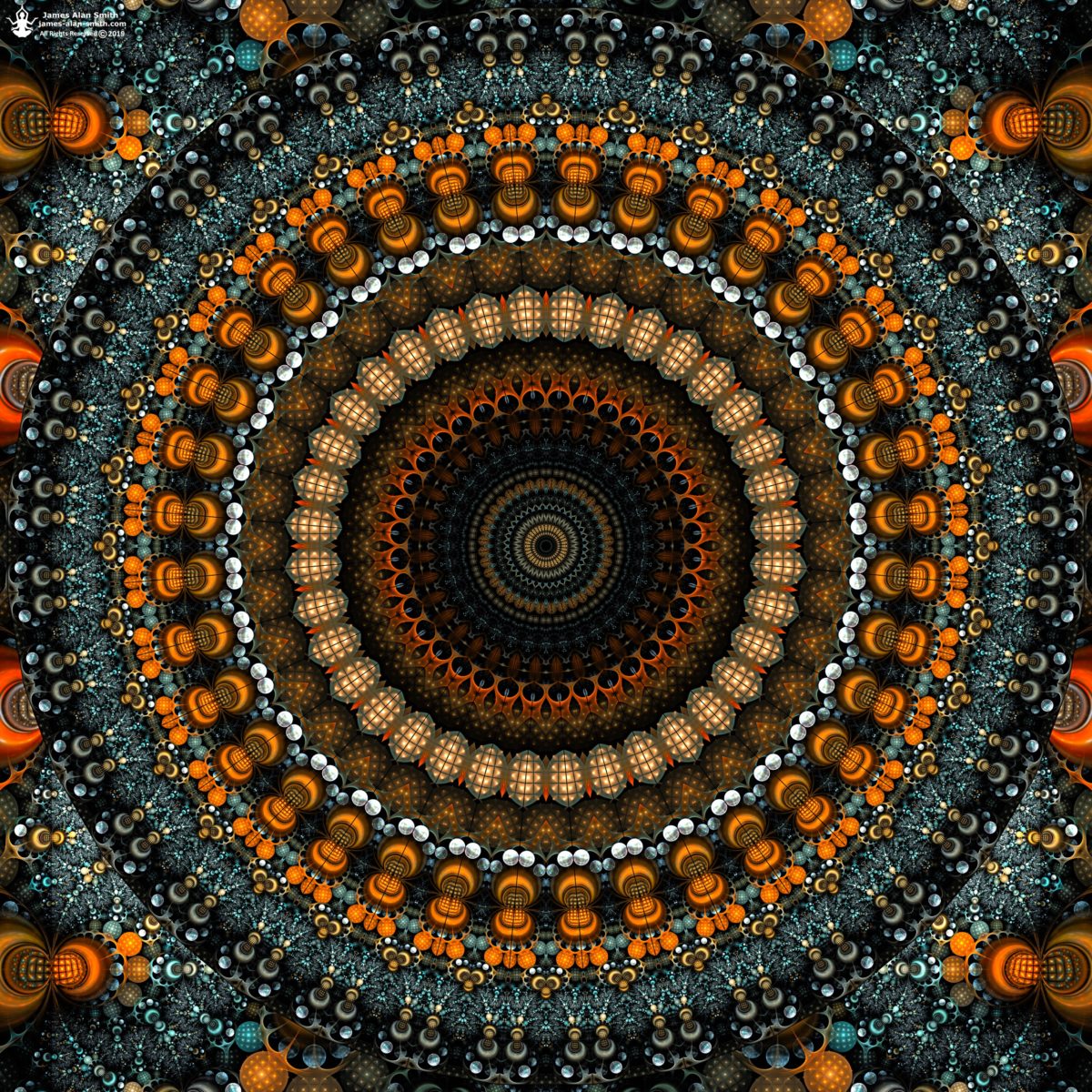 Mandala-3-7-2019: Artwork by James Alan Smith