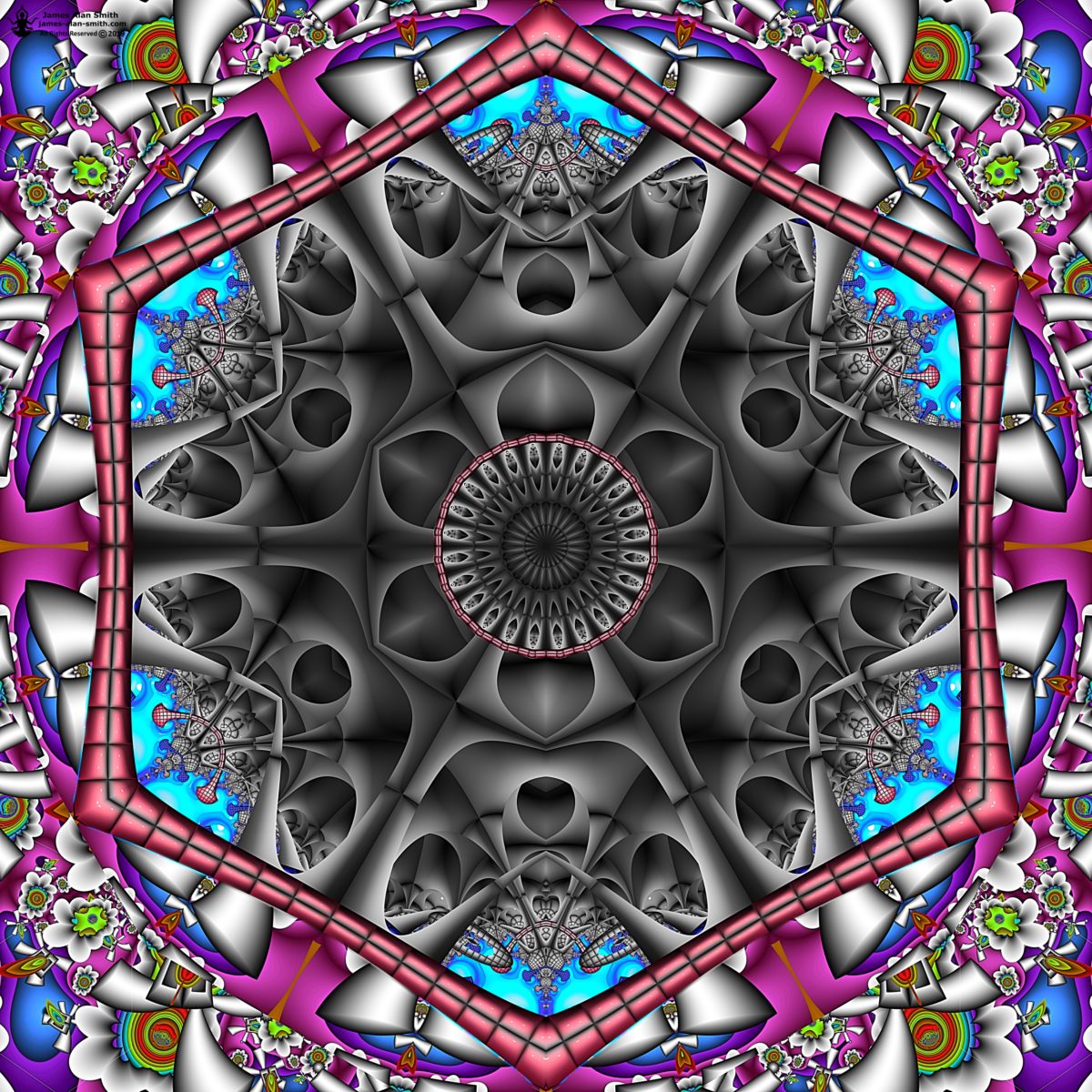 Psychedelic Hex: Artwork by James Alan Smith