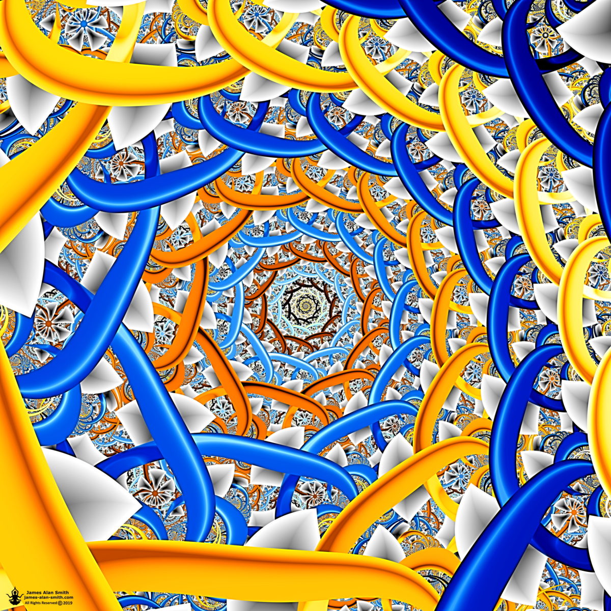 Chain-linked Fractal: Artwork by James Alan Smith