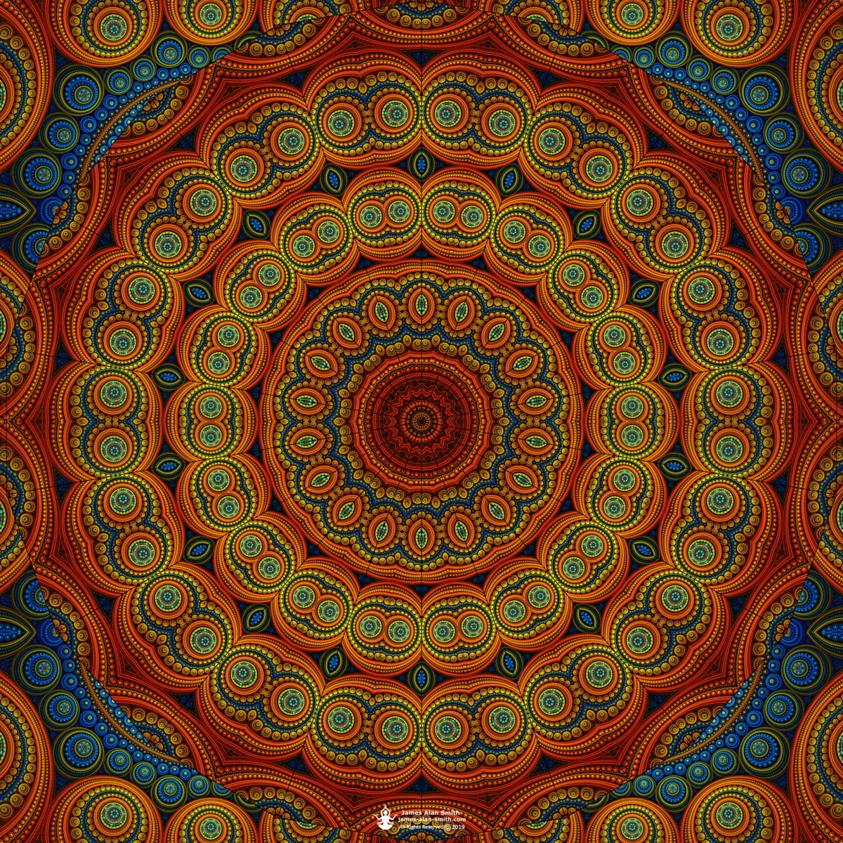 Other Realms Mandala: Artwork by James Alan Smith