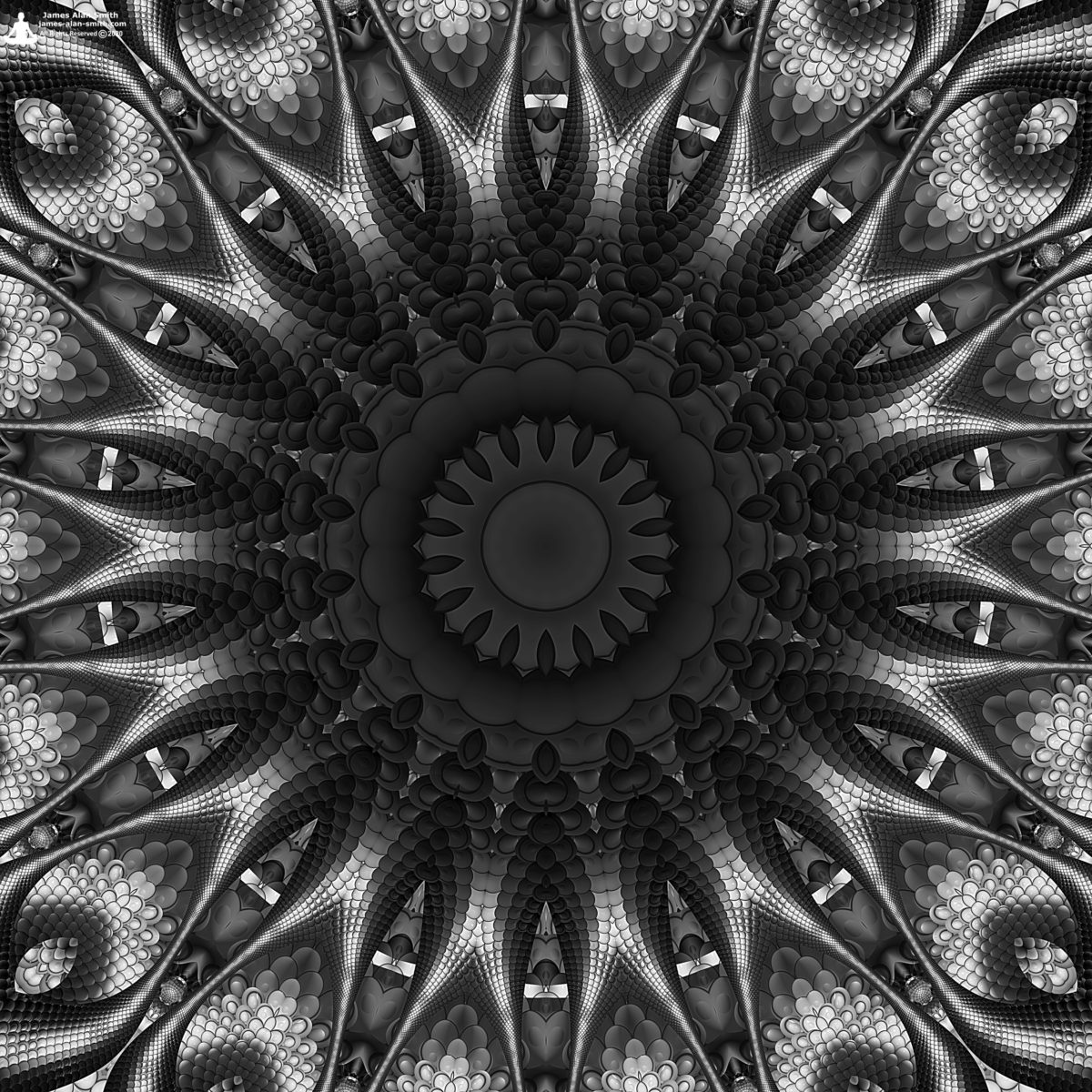 Layers of 18 Mandala: Artwork by James Alan Smith