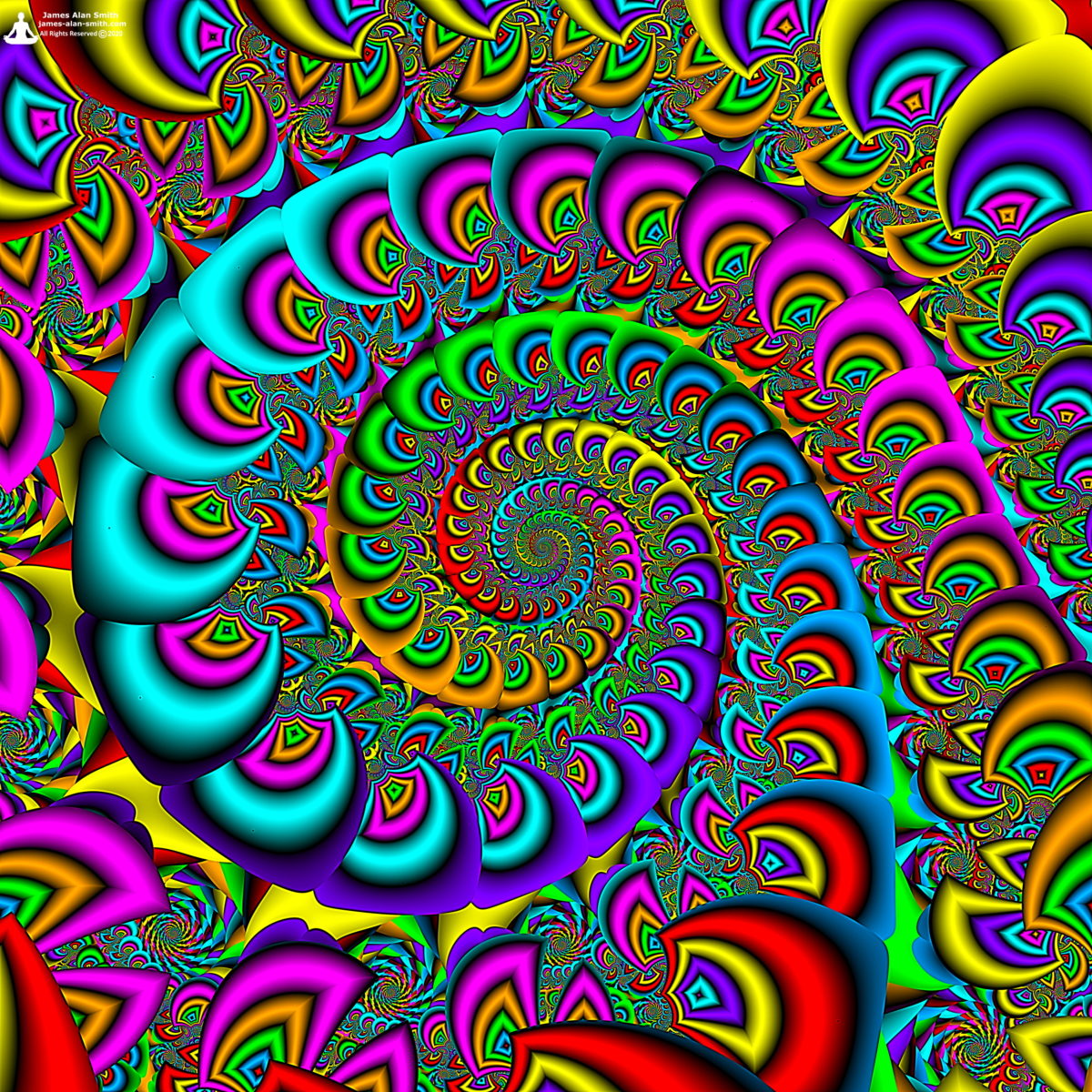 Psychedelic-Swirl: Artwork by James Alan Smith
