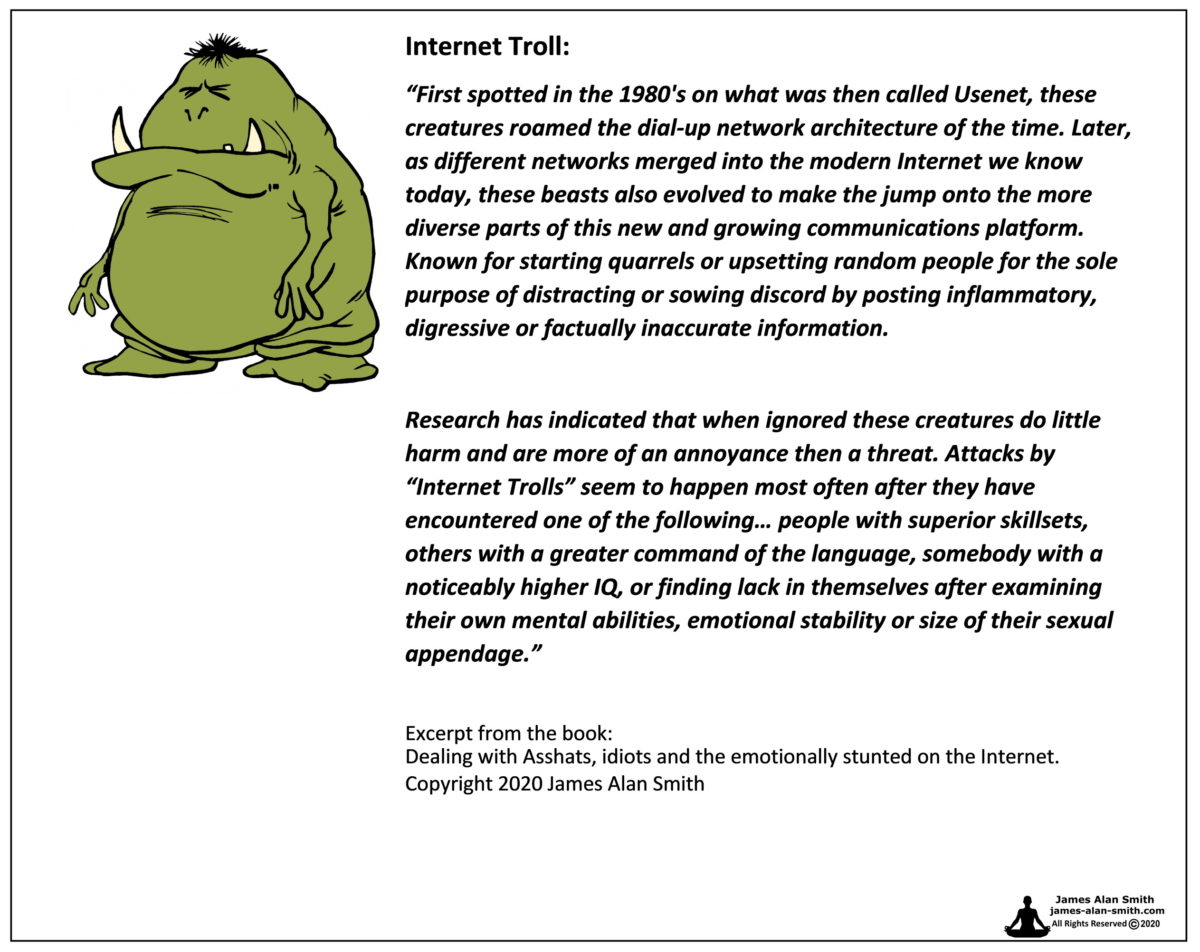 Internet Troll: Artwork by James Alan Smith