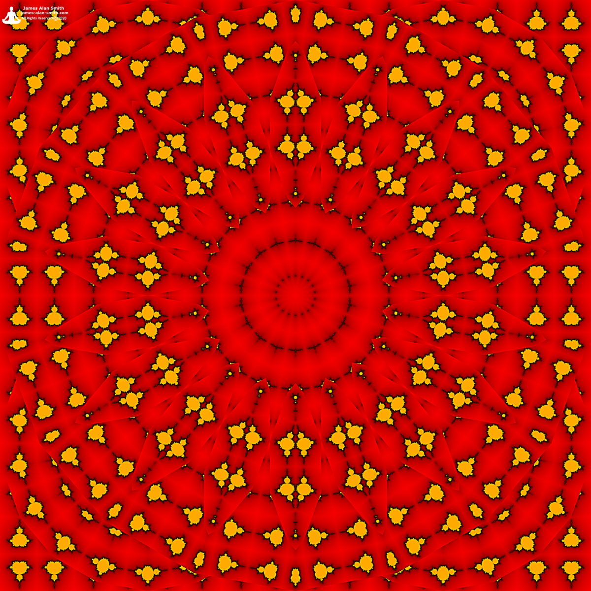 Mandelbrot Mandala: Artwork by James Alan Smith