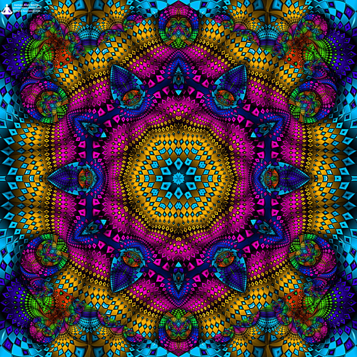 Unusual Mandala Series #02052020: Artwork by James Alan Smith