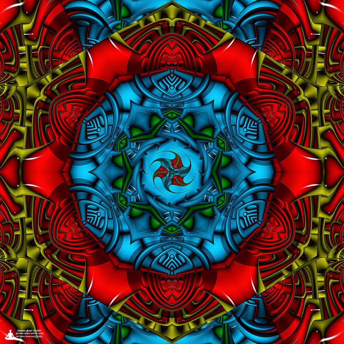 Unusual Mandala Series #02142020: Artwork by James Alan Smith