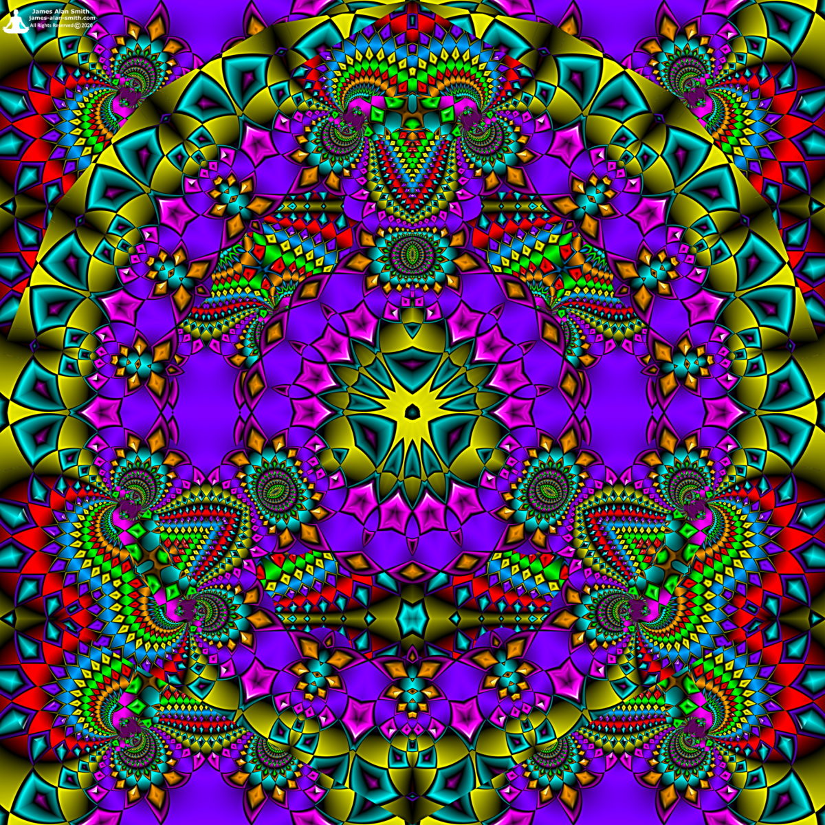 Unusual Mandala Series #02172020: Artwork By James Alan Smith