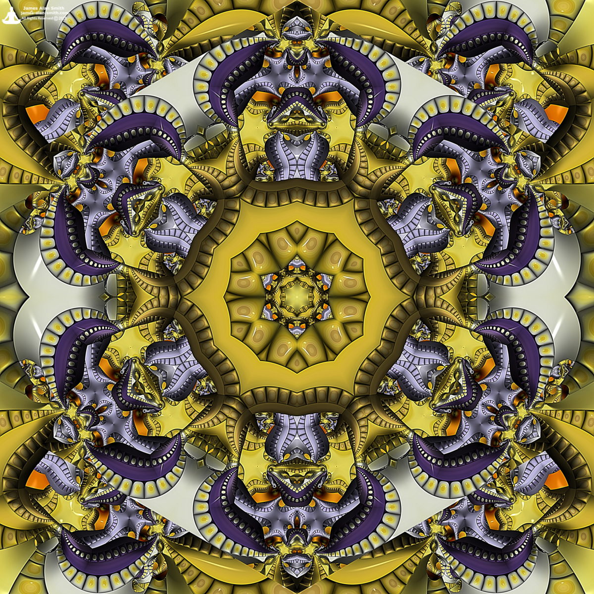 Unusual Mandala Series #02202020: Artwork by James Alan Smith