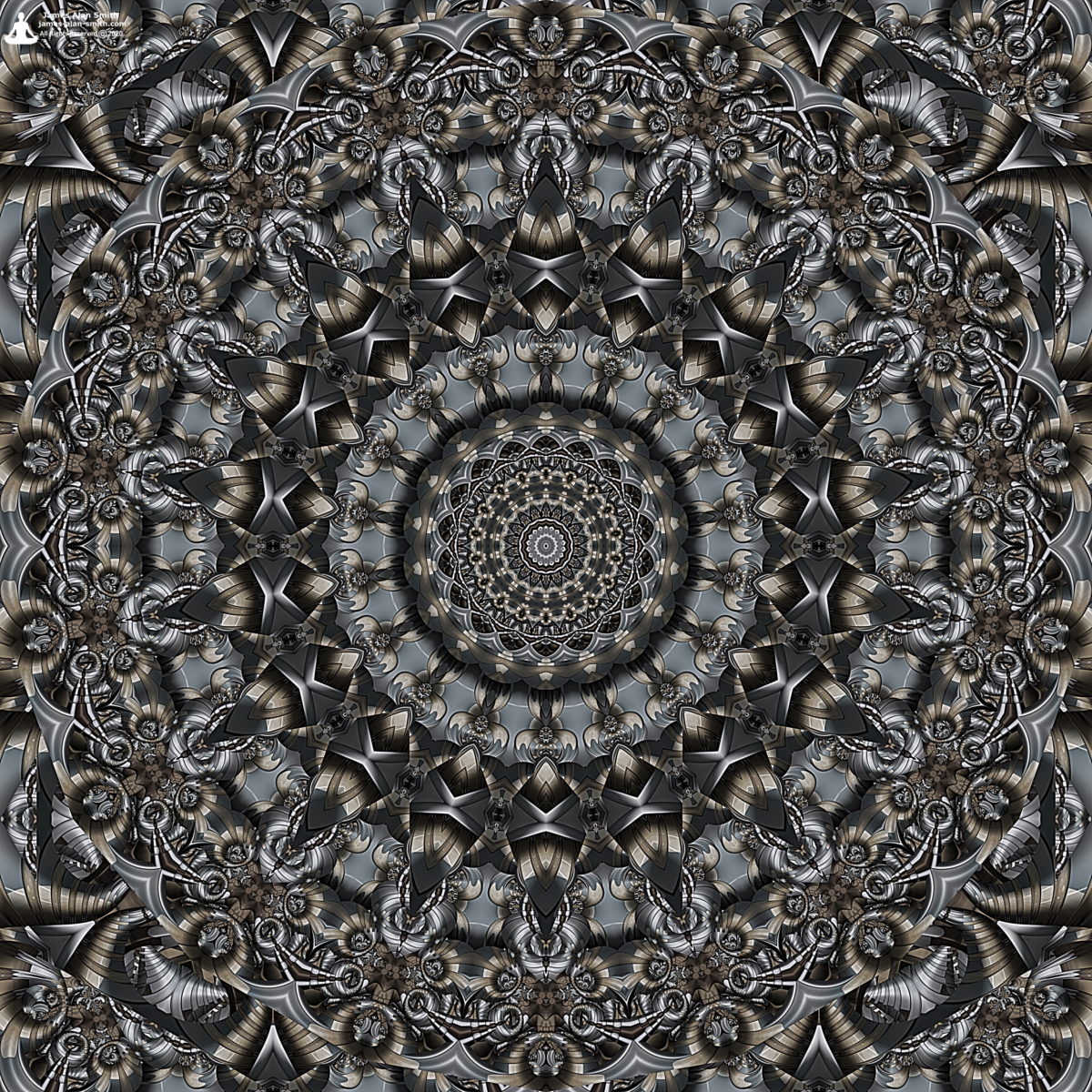 Mechanistic Mandala: Artwork by James Alan Smith