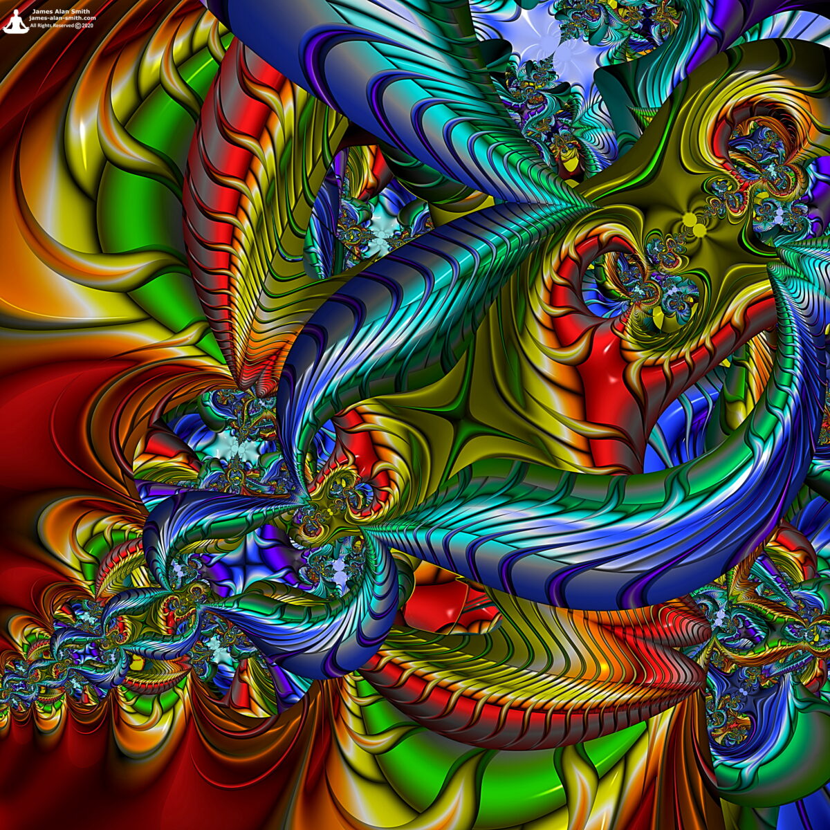 Fractal Storm: Artwork by James Alan Smith