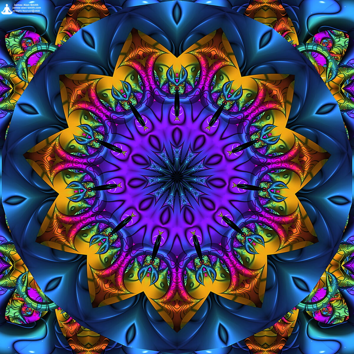 Unusual Mandala Series #06162020: Artwork by James Alan Smith