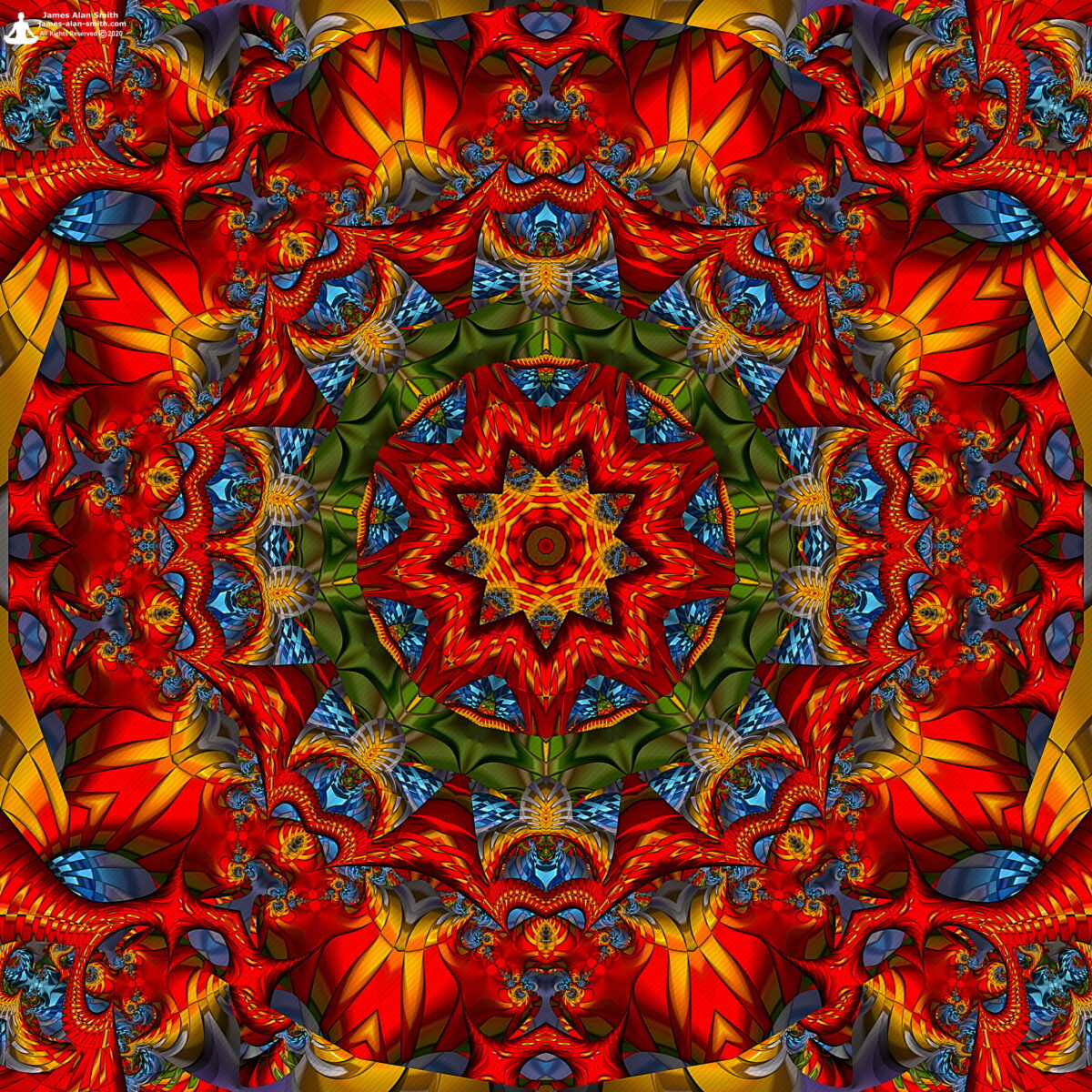 Unusual Mandala Series #06252020: Artwork by James Alan Smith