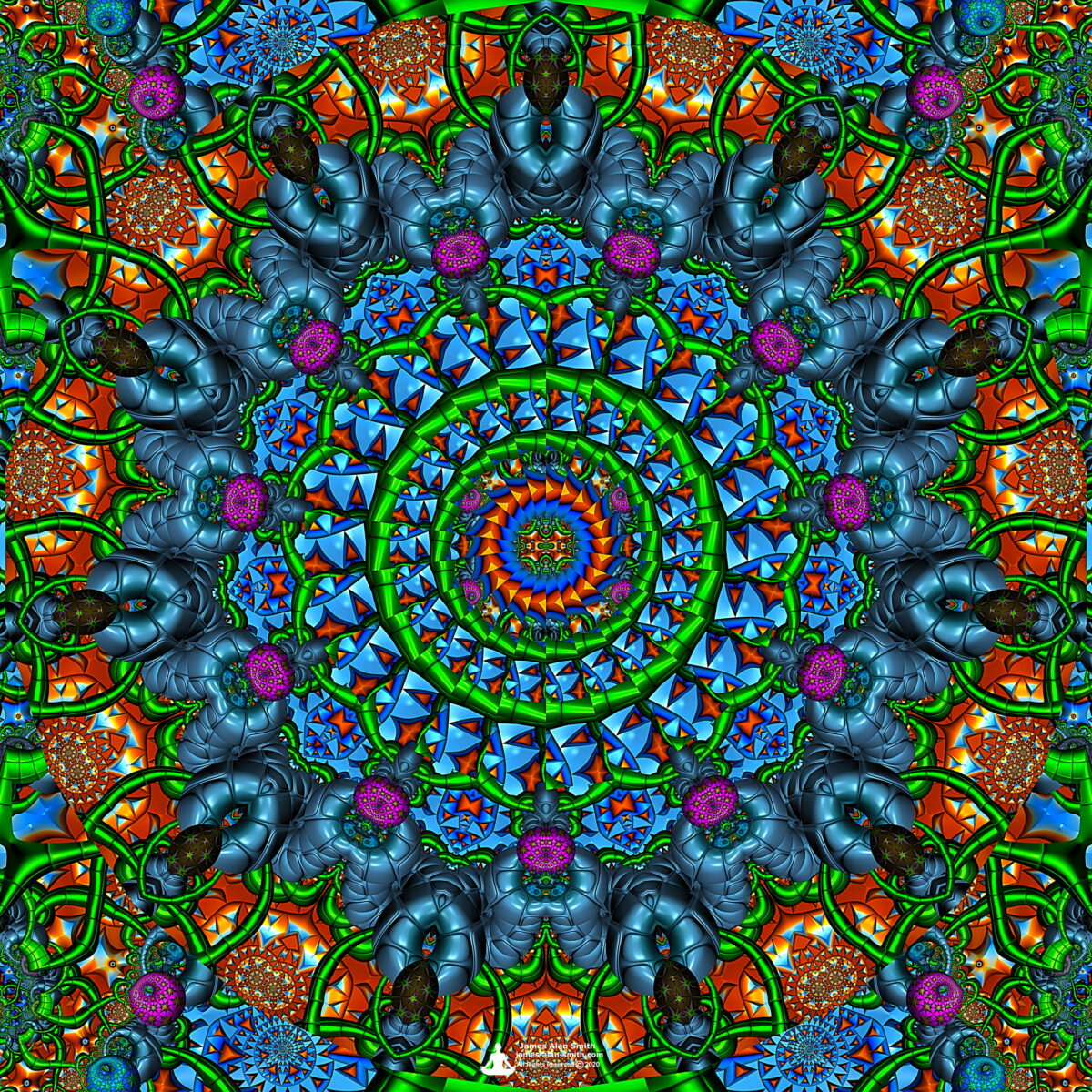 Unusual Mandala Series #07102020: Artwork by James Alan Smith