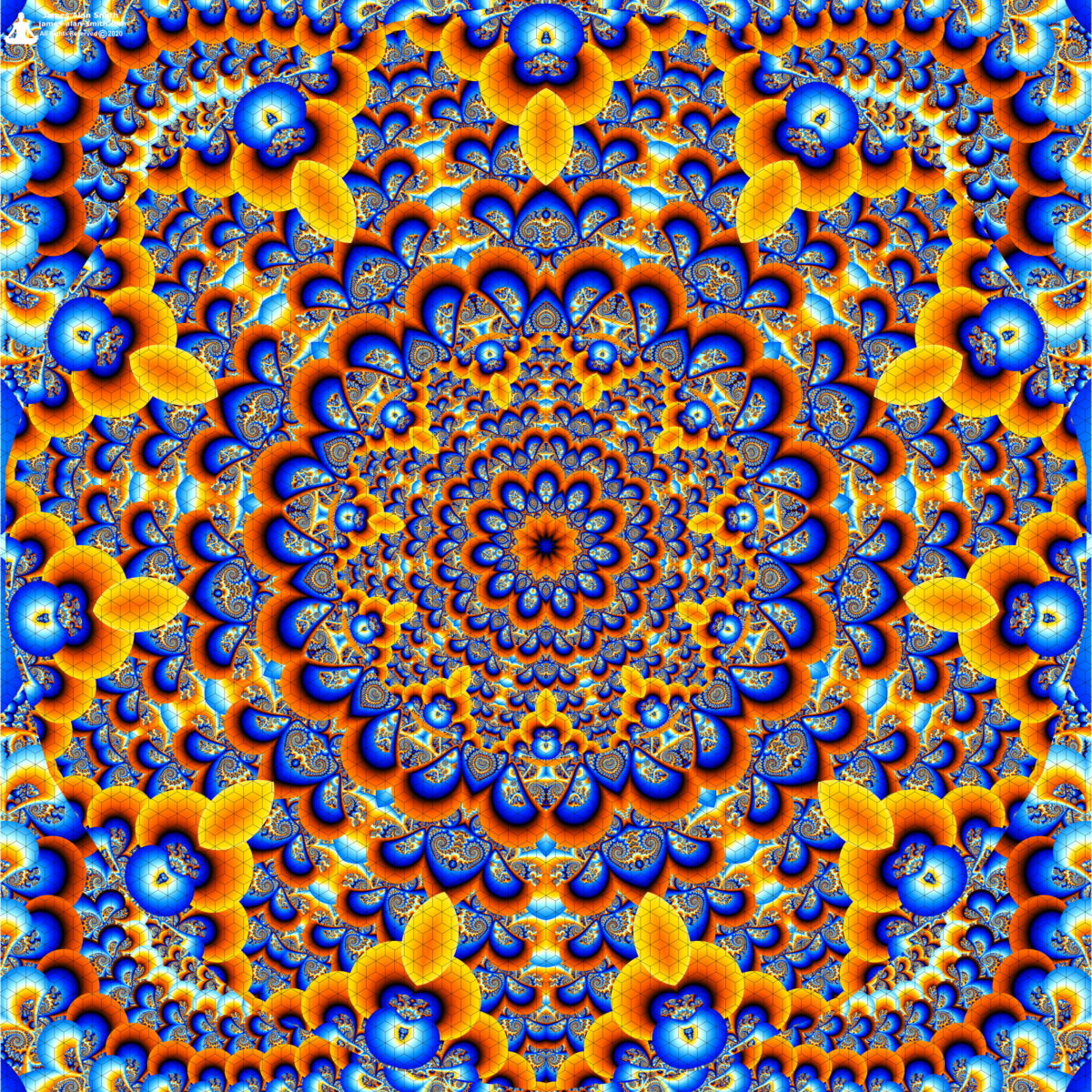 Unusual Mandala Series #07232020: Artwork by James Alan Smith