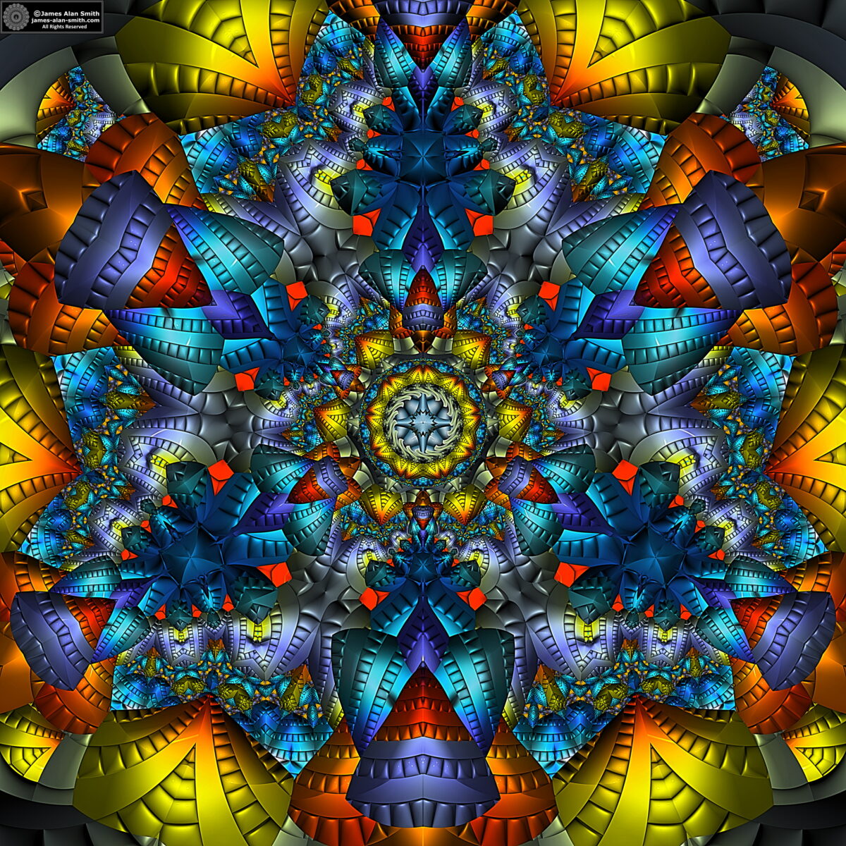 Omniscient Geometric Creation: Artwork by James Alan Smith