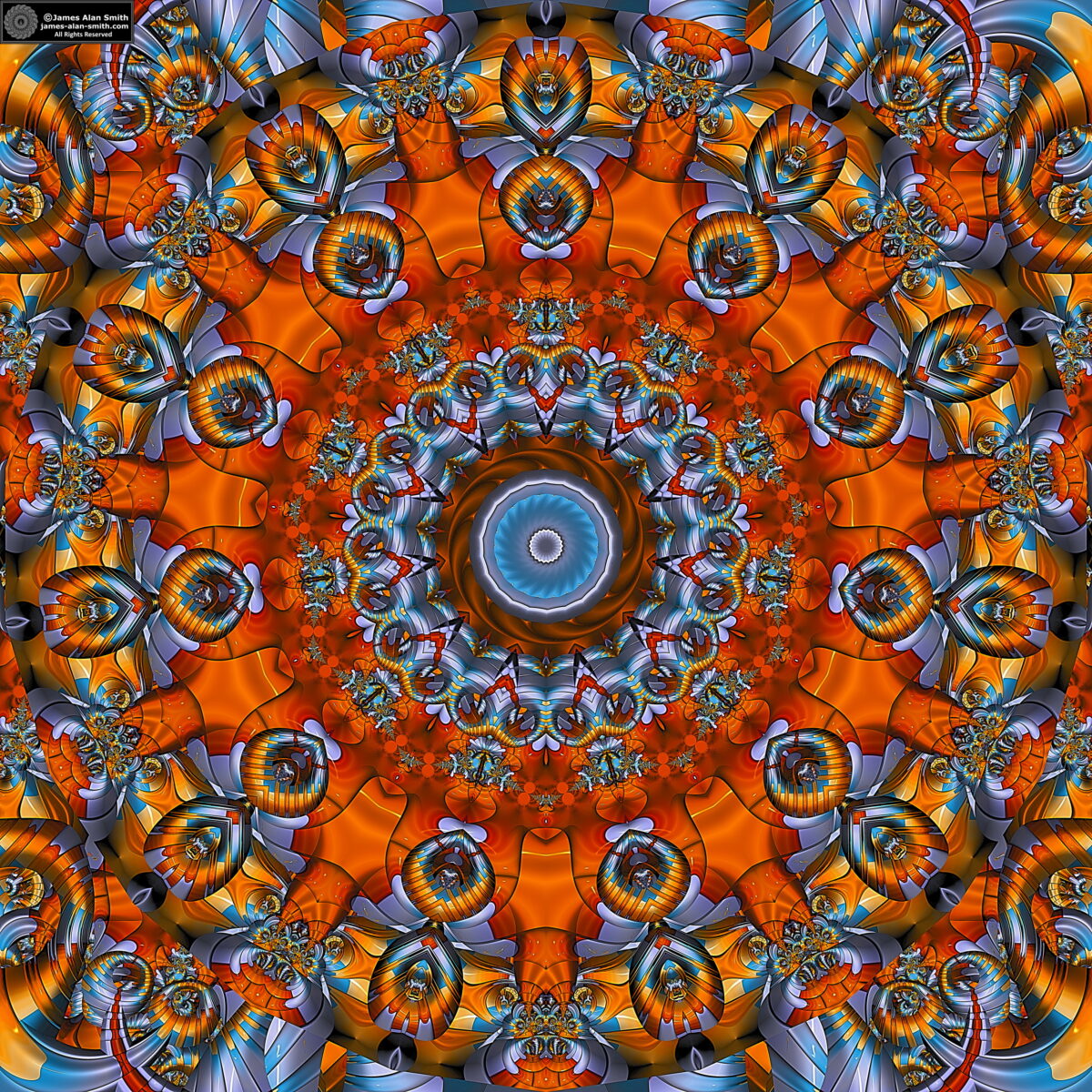 Unusual Mandala Series #08312020: Artwork by James Alan Smith