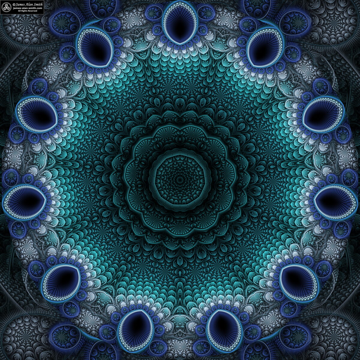 Infinity Mirror Mandala: Artwork by James Alan Smith
