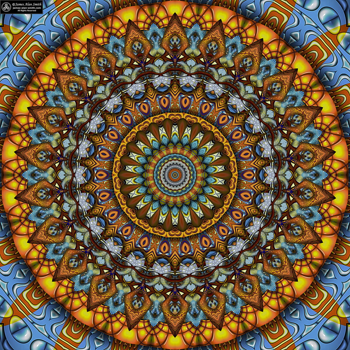 Mandala of Ecstatic Visions: Artwork by James Alan Smith
