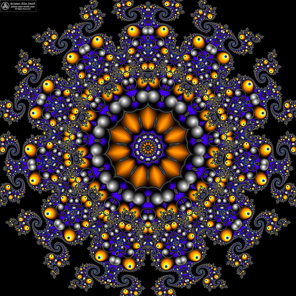 Layers of Infinity Mandala: Artwork by James Alan Smith