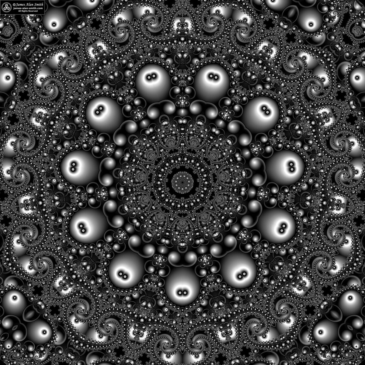 Unusual Mandala Series #01052021: Artwork by James Alan Smith